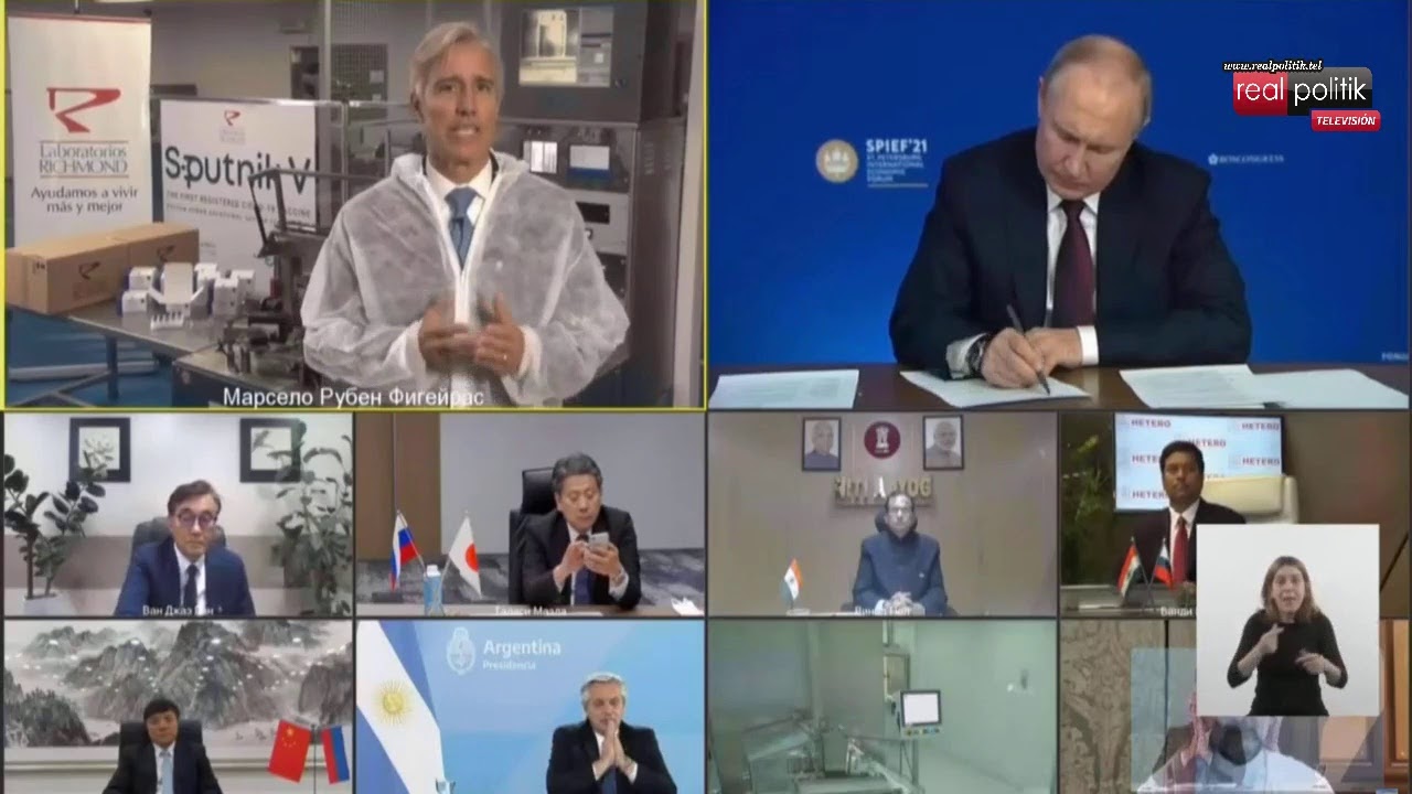 Alberto Fernández y Vladimir Putin anuncian el inicio de la producción de la Sputnik en Argentina