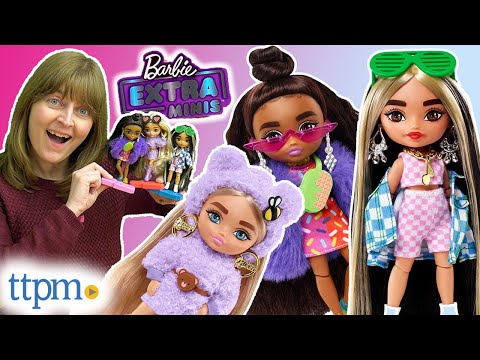 Papildoma lėlė Barbie Mattel – maža lėlė + augintiniai (HDY91) video