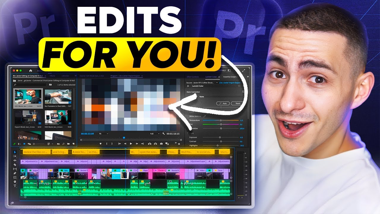 AutoCut in Premiere Pro Edits Videos FOR You