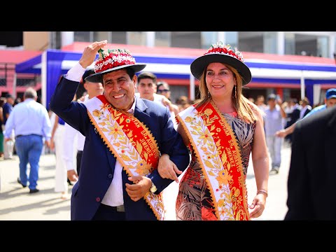 Junta costumbrista cajatambina - Capitán Auberto Arce Jiménez y esposa Gavy Chinchay, Lima 2024