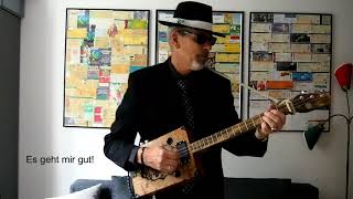 &quot;Es geht mir gut&quot; - Cover mit Cigarbox Gitarre, Bass und Drumcomputer