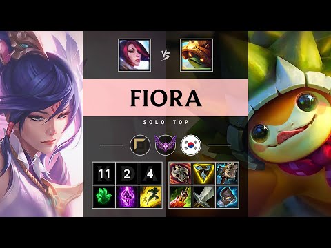 Fiora Top vs Rammus: Unstoppable - KR Master Patch 14.24