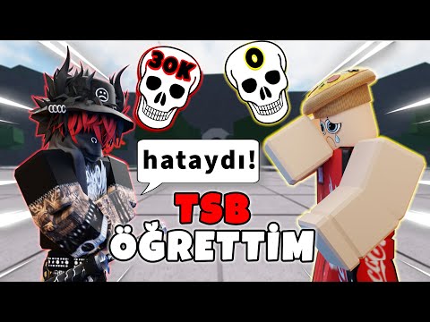 I TEACHED TSB TO MY NEW FOLLOWER! (IT WAS A MISTAKE!) -The strongest battlegrounds @MrTavukk