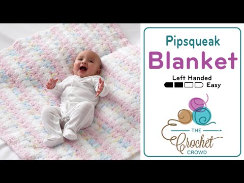 Left Hand Crochet for Beginners Baby Blanket Pattern The Crochet Crowd