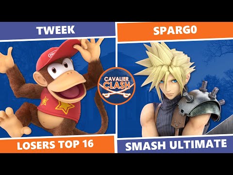 Cavalier Clash 7: Losers Top 16 - Tweek (Diddy Kong) Vs Cloud (Sparg0) SSBU
