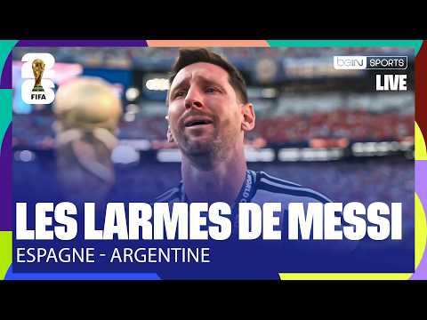 Les LARMES de MESSI, INCONSOLABLE après la défaite de l'Argentine en FINALE...