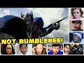 Reactors Reaction To Optimus Prime Destroying Bumblebee | Transformers The Last Knight