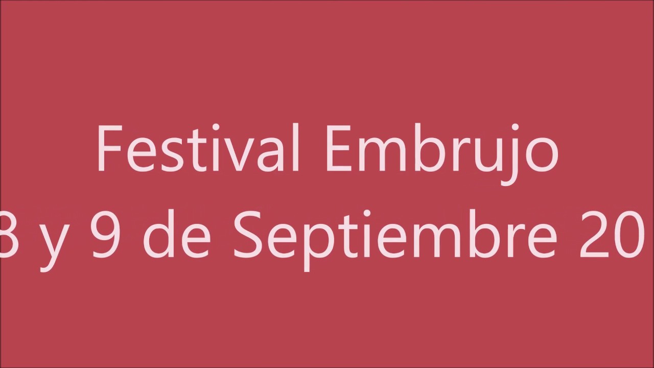 Video thumbnail for Festival Embrujo. Juan Amaya y Valentina Garnier 3/4
