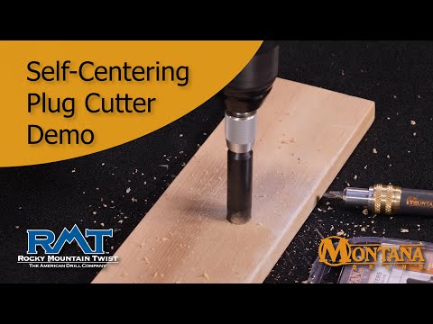 How to use a Self-Centering Plug Cutter with a cordless drill - TOO EASY!