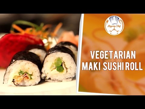 Vegetarian Maki Sushi Roll By Chef Sanjib