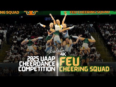 [4K] FEU Cheering Squad - 2025 UAAP Cheerdance Competition at MOA Arena 11-29-2025 | KIELSKIE