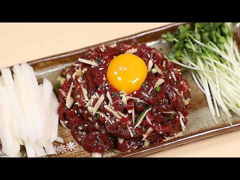 소고기 육회 이방법으로 만들어보세요 맛있게 만드는법