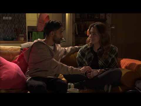 Eastenders penny lets her guard down with Vinny by admitting to him why she is like how she is scene