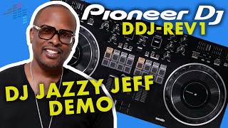 Video thumbnail for DJ Jazzy Jeff Throws Down On New $200 Pioneer DDJ-REV1 Controller!  👀 by Digital DJ Tips