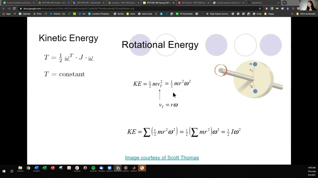 8.5 Attitude Determination, Control, and Sensing: Dynamics