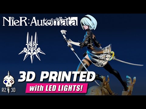 3D Printing & Painting: The Art of NieR Automata (2B)