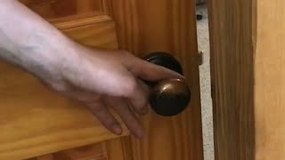 EASILY fix a “sticking door” that won’t latch