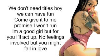 Ar'mon And Trey ft. Queen Naija - No Strings (LYRICS)