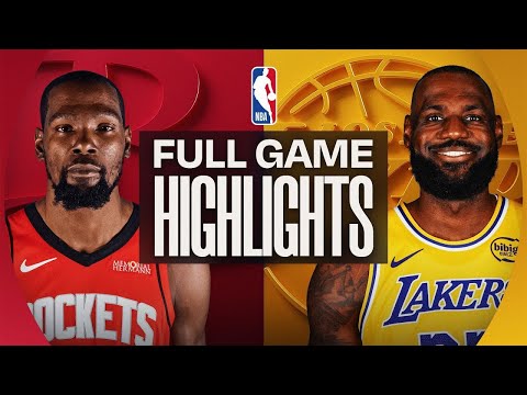 Los Angeles Lakers Vs Houston Rockets Highlights Full Game - DEC 24 , 2025 | NBA