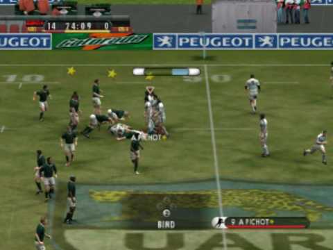 Rugby 08 EAsports Argentina vs SouthAfrica Part 1