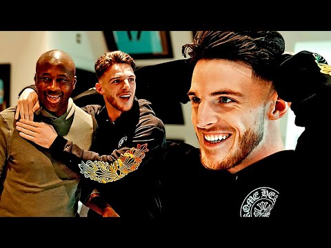 Yaya Toure surprises his biggest fan Declan Rice 😂 | Kit Collector 👕