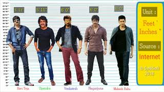Tollywood Actors Height Comparison  All Superstars