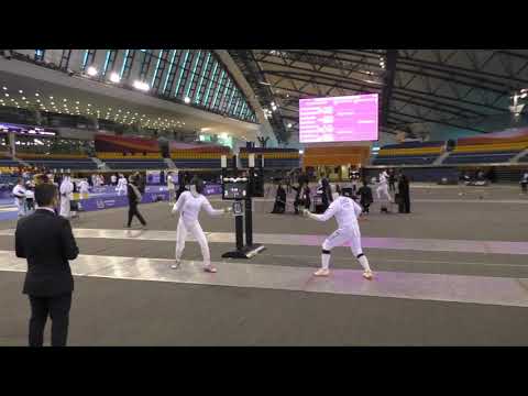 2019 79 T64 14 F E Individual Doha QAT GP 6 NIXON USA vs JUNG KOR