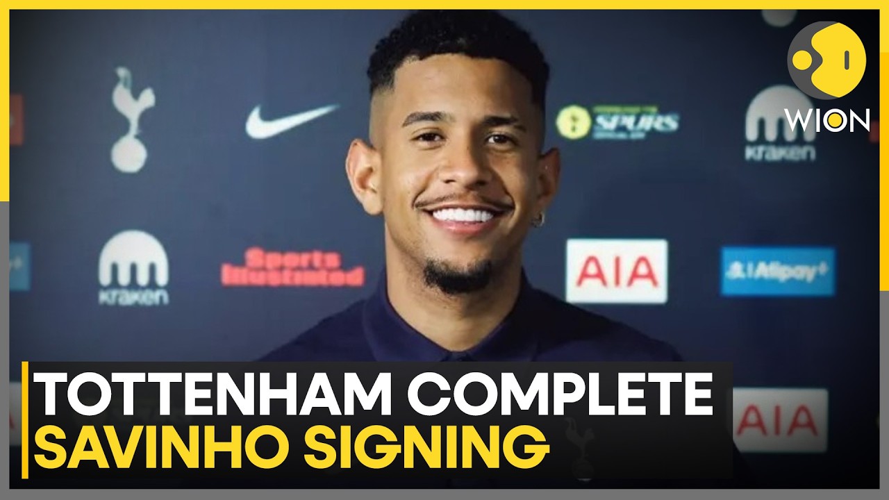 Tottenham Hotspur Complete Signing Of Brazilian Winger Savinho | WION News