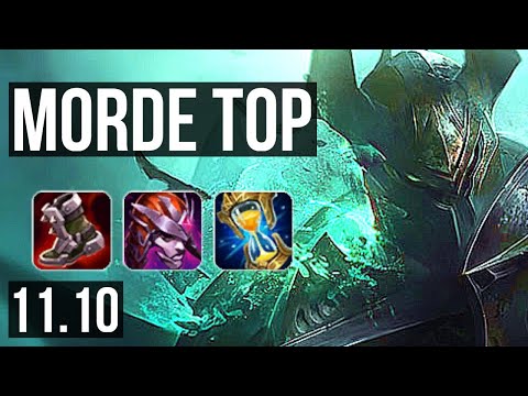 MORDEKAISER vs LEE SIN (TOP) | 6/1/7, 600+ games, Dominating | EUW Diamond | v11.10