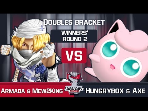 Armada/Mew2King vs Hungrybox/Axe - Melee Doubles: Winners' Round 2 - Smash Summit 2017