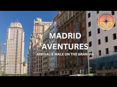 Madrid Adventures Madrid Chegada: Metrô do aeroporto, My Budget Hotel e Gran Via (2010) ☀️🇪🇸