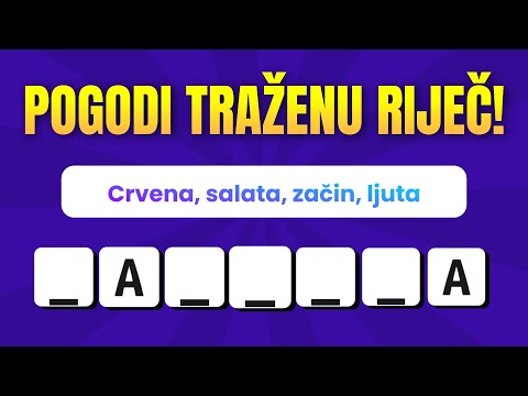 Pogodi Riječ od 7 Slova - Asocijacije Kviz!