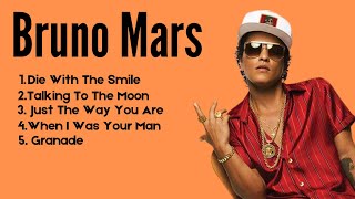 Download lagu BRUNO MARS TOP 5 HITS BRUNO MARS PLAYLIST 2025  #musiccoollyrics #brunomars mp3