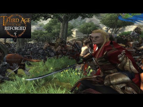 HALDIRS FOLLY, INVASION OF LORIEN (Siege Battle) - Third Age: Total War (Reforged)