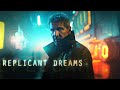 REPLICANT DREAMS BladeRunner Blues 2 Hours Asmr Sleep Study Rain Relax Ai Pikalabs