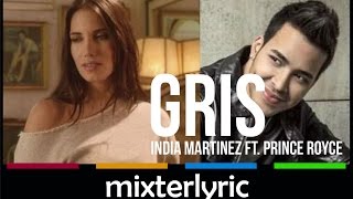 Lyricvideo India Martinez Gris ft Prince Royce