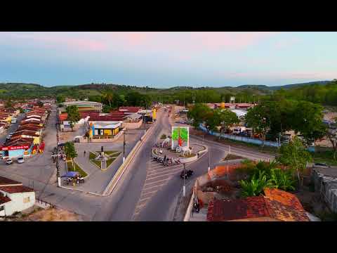 [4K] Voo de Drone em Cajueiro AL | Fim de Tarde Caindo a Noite 🌅