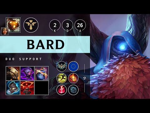 Bard Support vs Poppy - EUW Challenger Patch 25.20