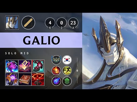 Galio Mid vs Zed - KR Challenger Patch 25.06