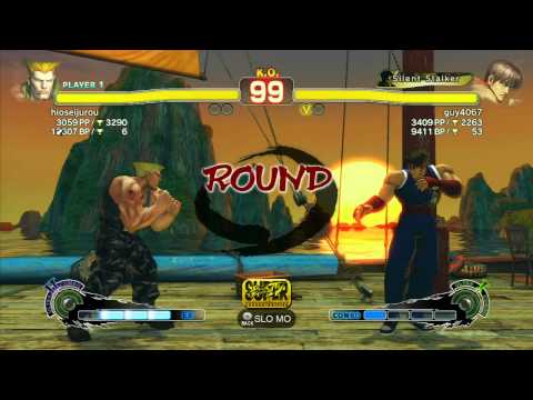 hioseijurou (Guile) vs guy4067 (Guy) - SSF4 Arcade Edition Xbox Live Ranked Match