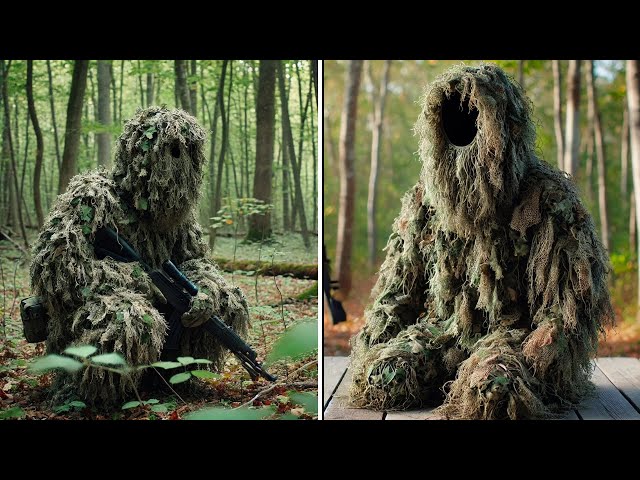 Vídeo relacionado con Genérico Disfraz De Arbusto Traje Ghillie para Caza Ropa Guerrero Camuflaje En La Jungla Niños Francotiradores Bush Halloween Adultos