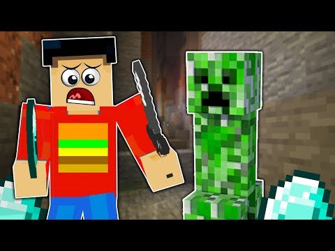 We Found DIAMONDS in a Creeper Filled Cave! - Minecraft Multiplayer