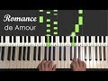 Romance de Amour (Piano Tutorial Lesson)