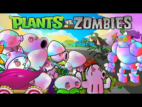 99 Scaredy Shroom vs 99 Hypno Shroom vs Gargantuar - Plants vs Zombies Hack