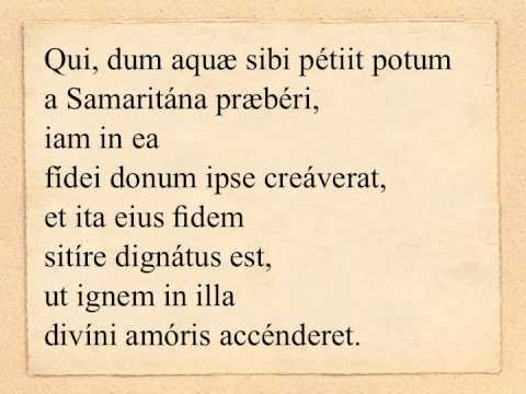 Præfatio de Dominica III in Quadragesima (sollemnis)