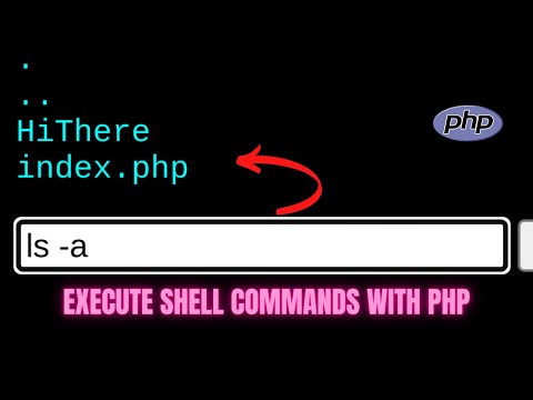 Execute Shell Commands With Php Php