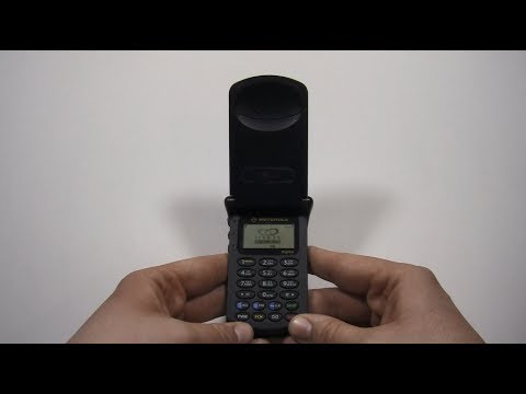Motorola StarTAC bootanimation, phone menu