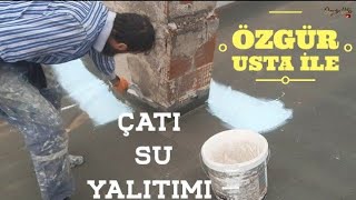 TERAS ÇATI SU YALITIMI,  LİKİT MEBRAN UYGULAMASI,  İnegöl