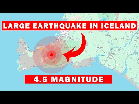 Earthquake Hits Iceland & Felt in Reykjavik as Magma Pressure Builds near the Blue Lagoon