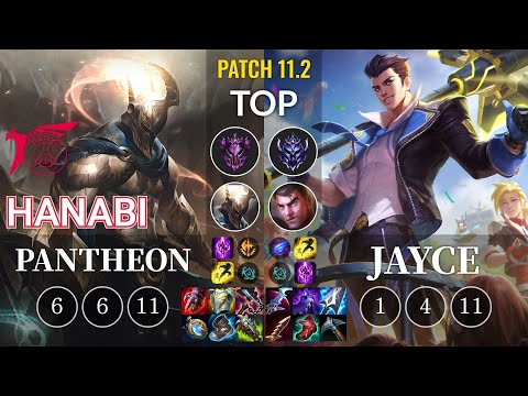 TLN Hanabi Pantheon vs Jayce Top - KR Patch 11.2